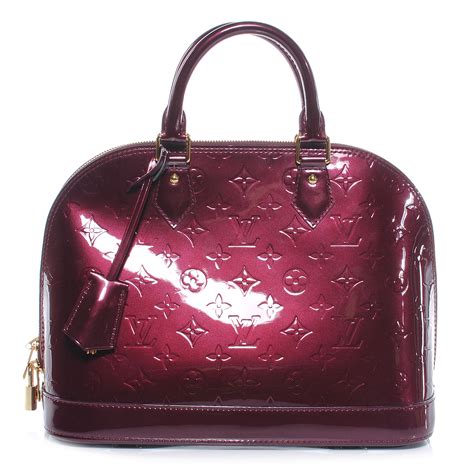 Louis Vuitton Vernis Alma PM Rouge Fauviste 